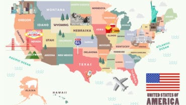 50 United States Map