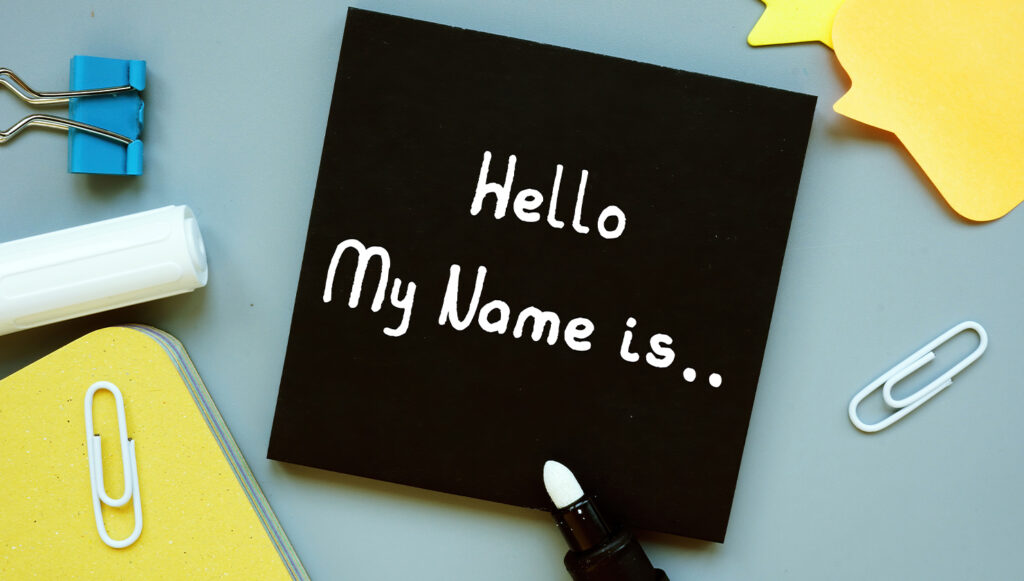 What should your name be?