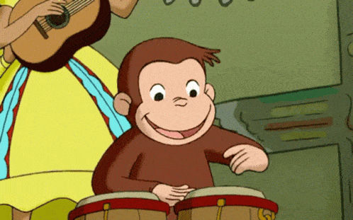 monkey-drums
