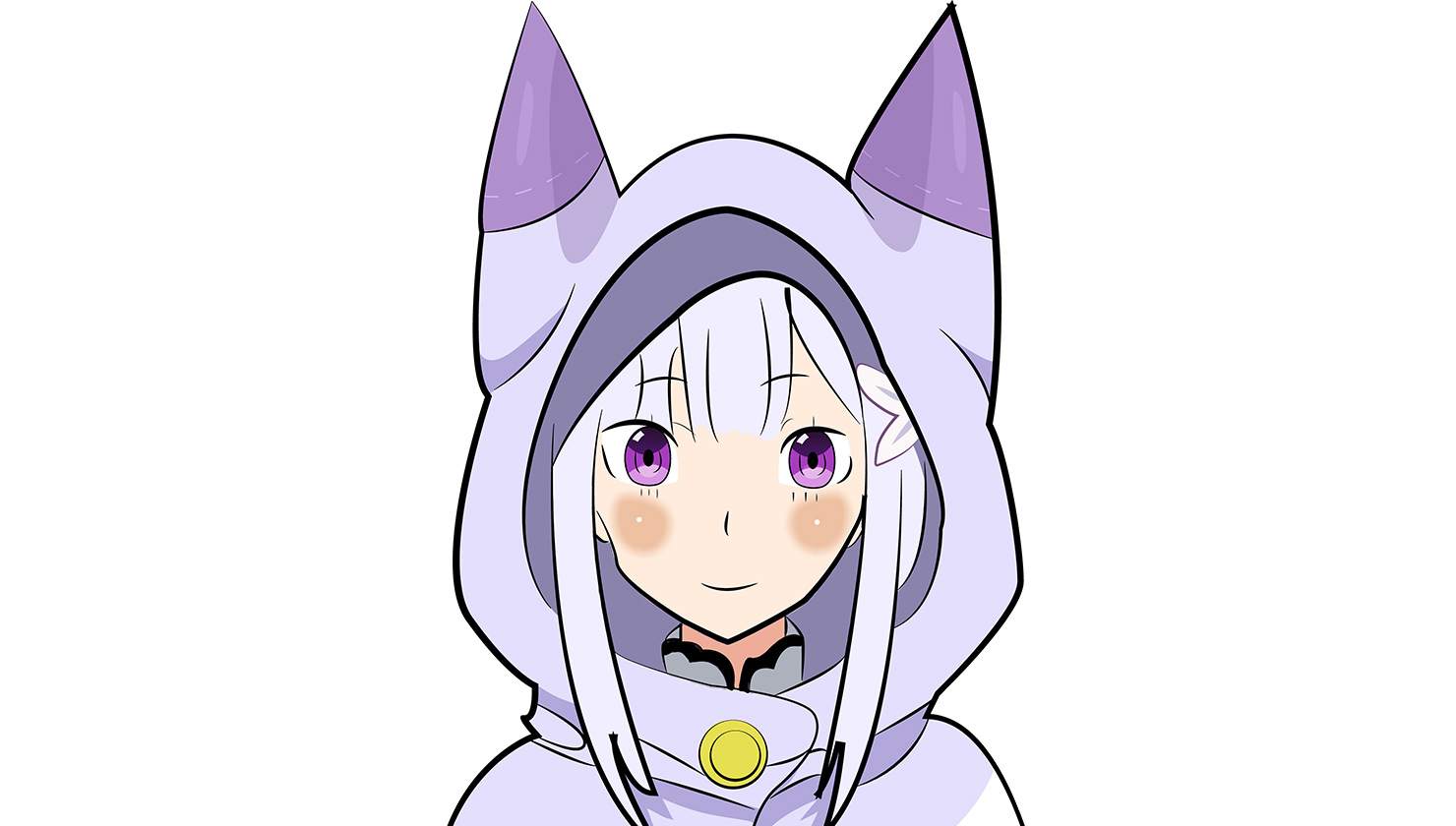 Custom Cursor on X: Emilia is an important character in Re:Zero - Starting  Life in Another World series. Anime cursor with Emilia and a Puck. # CustomCursor #Cursor #Fanart #anime #rezero    /