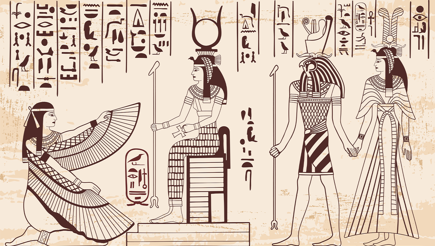 Египетские иероглифы Графика